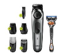 CORTAPELO BRAUN BT7220 CABEZALES REGULABLE 0.5-10mm RECARGABLE PARA CABELLO Y BARBA + GILLETTE PROGL BT7220
