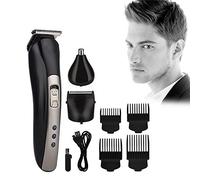 Cortapelos 3 En 1 Afeitadora Recargable Recortadora De Cabello Recortadora De Pelo De Nariz Eléctrica Recargable Corte De Pelo Profesional De Barba
