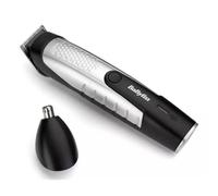 BaByliss T812E Recortadora Inalámbrica Multifunción Lithium Power. Para barba, cabello, nariz y orejas. Waterproof