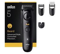 Cortapelos Braun BeardTrimmer 5 80789813 Inalámbrico 20 Longitudes 120min 3 Peines Resistente al Agua