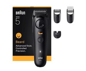 Cortapelos Braun BeardTrimmer 9 BT5520 Inalámbrico 120min 40 Longitudes 4 Peines Resistente al Agua Carga Rápida