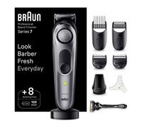Braun BeardTrimmer 7 BT7420 Batería 40 2 cm Negro, Gris