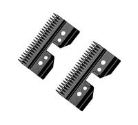 Cortapelos Desmontable Negro For Peluquería Canina, Cuchillas De Acero Inoxidable, Compatible Con Andis, Compatible Con Oster, A5 KM10(2hei Steel Blade)