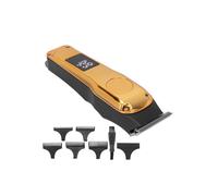 Cortapelos eléctrico de salón, 5 peines guía, alta velocidad, bajo nivel de belleza manual.