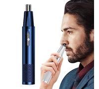 Cortapelos eléctrico para nariz - Cortapelos de nariz recargables para hombres,Recortador de cejas, cortapelos, 2 en 1 para cara, barba, pies, pelo de manos, cortapelos de nariz de fácil Cyhamse