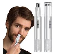 Cortapelos eléctrico para nariz | Recortador de pelo de nariz para hombre - Recortador de pelo de nariz para hombre recargable, recortador de pelo 2 en 1 para pie, barba, pelo con pinza Firulab