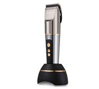 Cortapelos Eléctricos, Herramientas de Estilo Inalámbrico Recargables Máquina de Afeitar Máquina de Corte de Pelo Profesional Kit de Corte de Pelo Hoja de Acero al Carbono Pantalla LED