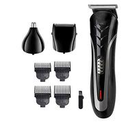 Cortapelos Electrónico,Set de cortapelospara hombres,Pelo Cortadora de Pelo Recargable Inalámbrica Impermeable Máquina Afeitar de Barba/Cara/Cuerpo