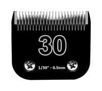 Cortapelos For Perros, Color Negro, Desmontable, Con Cuchillas De Acero Inoxidable, Compatible Con Andis, Oster A5 Y Wahl, Serie KM10.(30-0.5mm)