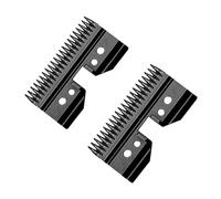 Cortapelos For Perros, Color Negro, Desmontable, Con Cuchillas De Acero Inoxidable, Compatible Con Andis, Oster A5 Y Wahl, Serie KM10.(2pcs Steel Blade)