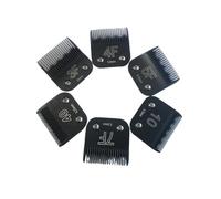 Cortapelos For Perros Con Cuchilla A5, Color Negro, Serie A. Compatible Con Andis Y Oster. Recorte Profesional De Precisión.(6pcs)