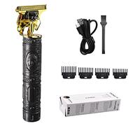Cortapelos Hombre Eléctrico, Maquina Cortar Pelo Profesional Cabello Inalámbrica ReBarba Recargable USB T-Blapara Hombres Peluquería
