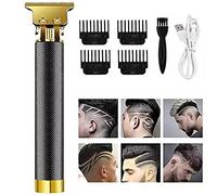 Cortapelos Hombre Maquina Cortar Pelo Profesional Impermeable Hoja T Recortadora Eléctrica Maquina de Afeitar con 4 Peines-guía para Hogar y Hombres Peluquería
