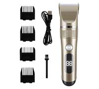 Cortapelos Hombre Profesional, Cortar Pelo Hombre, Afeitar Hombre con LCD Pantalla, Carga Rápida USB Maquina Cortar Pelo, Afeitadora Eléctrica Hombre Set para Hogar y Peluquería