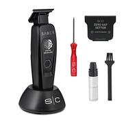 Cortapelos Hombre Profesional Stylecraft Saber Trimmer de Gamma Più, Cortadora de Pelo Motor Brushless, 180 Minutos Autonomía Sin Cable, Cuchilla Ajustable Espacio Cero 0 Gap, Cuerpo Metálico (Negro)