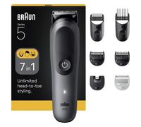Cortapelos Multifunción Braun 80789911 Inalámbrico 120min 21 Longitudes 6 Peines Seco y Húmedo Carga Rápida