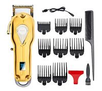 Cortapelos Para Hombres Cortapelos Profesional Set De Cuchillas De Precisión Pantalla LED Cortapelos Inalámbricos EléCtricos Para Hombres y Familias
