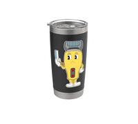 Cortapelos Peluquero Navaja de afeitar Vaso térmico de acero inoxidable de doble pared