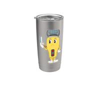 Cortapelos Peluquero Navaja de afeitar Vaso térmico de acero inoxidable de doble pared