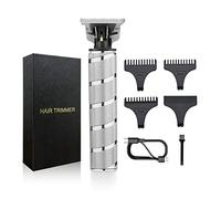 Cortapelos profesional para hombre, cortapelos eléctrico, recortador de precisión inalámbrico, afeitadora fácil de recortar con carga rápida USB, recortadora de hoja T para hombres