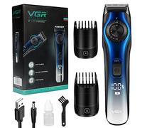 Cortapelos profesional, VGR080, cortapelos eléctrico para hombre, cortapelos largos, 38 ajustes de longitud, recortador de precisión, recortador de contorno Suprent para el pelo y la barba, pantalla