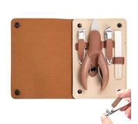 Cortar uñas, TOE CLIPPERS,Women Mens Grooming Kit Cutter de acero inoxidable | Alicates de Hawkbill para ancianos de uñas gruesas, recortes de uñas de los pies encarnados, bolsa portátil