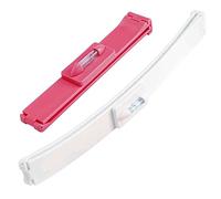 Cortar Witbicg Kit para Corte de Pelo con 2 Pcs Tijeras de Corte Fácil y Tijera Navaja (Rojo)