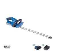 Cortasetos 20V 2 baterias 2.0Ah + cargador ixes Scheppach c-ht570-x
