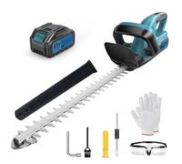 Cortasetos a Batería 21V Brushless con Batería 3.0Ah & Cargador - Potencia 500W, 3000 RPM, Espada 530mm & Capacidad de Corte 20mm | Cortasetos Profesional para Ramas Gruesas