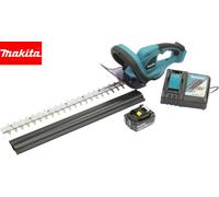 Cortasetos a batería Makita DUH523Z + batería BL1830B y cargador DC18RC LXT N...