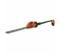 BLACK+DECKER GTC1843L20 Cortasetos Telescópico 18 V, Batería de Litio 2 AH, Espada de 43 cm, Separación de Dientes 12 mm, Cuchillas de Corte de Diamante y Menor Vibración