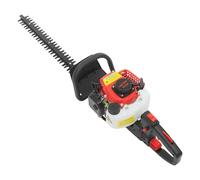 Cortasetos de gasolina, 22,5 CC 1,25 CV, tijeras de podar para setos, cortasetos, mango giratorio, sistema antivibración, embrague centrífugo