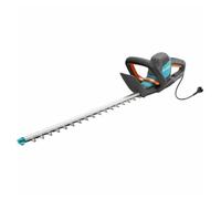 Tijeras cortasetos eléctricas ComfortCut 600/55 de GARDENA: cortasetos con motor de 600 W, cuchilla de 55 cm de longitud, separación entre dientes de 27 mm, protector contra impactos (9834-20)