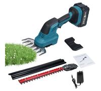 Cortasetos inalámbrico Tijeras para arbustos eléctricas Ligeras de 21 V (EU Plug & 1 Battery)