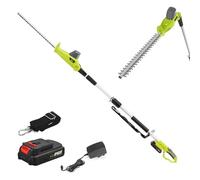 Cortasetos Telescópico a Batería 20 V - DEWINNER Cortador Extensible Ajustable de Largo Alcance - Batería y Cargador incluidos…