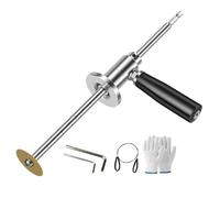 Cortatubos para interiores, cortador de tubos ajustable para interiores, tamaño de 3,8 a 20,3 cm, para aplicaciones de vidrio, mármol y corte profesional