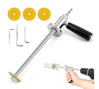 Cortatubos para tuberías de PVC, juego de herramientas con disco de corte de diamante y mango, profundidad de corte ajustable de 7 pulgadas