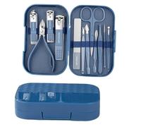 Cortaúñas 12 piezas de tijeras de uñas de acero inoxidable de colores, herramientas de manicura, juego de cortaúñas, cuidado de pedicura, alicate for cutículas, kit de viaje for decoración de uñas Set