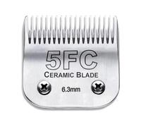 Cortaúñas A5, cerámica y acero al carbono, compatible con Oster | , Compatible con WAHL, juego de cuchillas desmontables for cortadora de mascotas 7FC(5FC-)