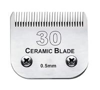 Cortaúñas A5, cerámica y acero al carbono, compatible con Oster | , Compatible con WAHL, juego de cuchillas desmontables for cortadora de mascotas 7FC(30)