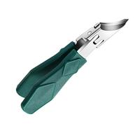 Cortauñas Angulado 10.2cm - Diseño Inclinable Ergonómico Anti-Salpicaduras | Corta Cutículas Preciso Acero Inoxidable PP | Herramienta Belleza Salud Manos Pies | Para Niños Adultos Mayores Hombres Muj