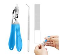 Cortaúñas angulares - Manicura para uñas de manos de acero inoxidable | Cortaúñas robusto antisalpicaduras de viaje para niños mayores mujeres hombres salón