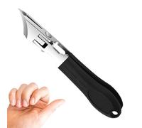 Cortaúñas angulares para pies - Acero inoxidable 10,8 x 2,2 x 1,8 cm | Tijeras para corte de uñas con mandíbula ancha, antisalpicaduras, duradero, higiénico, removedor de cutículas de acero de hoja