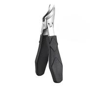 Cortaúñas antisalpicaduras con borde inclinado de 25 grados, cortaúñas inclinado, apertura de mandíbula ancha, cortaúñas inclinado antisalpicaduras para uñas gruesas, para personas mayores y hombres