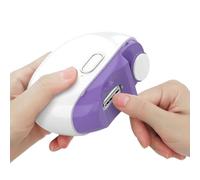 Cortaúñas automático - Ajuste de 2 velocidades, 8,4 x 6,9 x 3,3 cm, recortador eléctrico de uñas de los pies, luz LED integrada, dispositivo de aseo ABS, para mujeres, personas mayores, niños, hogar
