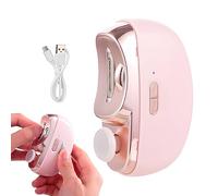 Cortaúñas automático con luz,Cortaúñas eléctrico,Tijeras de uñas automáticas eléctricas,Cortaúñas eléctrico para niños,Cortador de uñas eléctrico USB para bebés,Lima de uñas