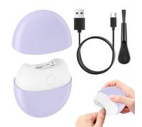 Cortaúñas automático, cortadora de uñas de pie, 2 velocidades, silenciosa y segura, con estante recogedor de virutas, con luz LED y recipiente para los residuos silencioso y inteligente - Para hombres