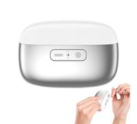 Cortaúñas automático - Molinillo eléctrico de luz LED, sistema de corte giratorio seguro, herramienta de cuidado de uñas suave | Recorte sin dolor para bebés mayores