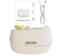 Cortauñas Automático,Seguridad 2 Velocidades Recortadora Pulidora - con Luz LED, Cortauñas Eléctricos con Almacenamiento de Recortes de Uñas | Para Hombres Personas Mayores Niños Hogar Viaje Pies Mano