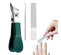 Cortaúñas con diseño de de águila, cortaúñas de alto rendimiento, cortaúñas gruesas, recortador ergonómico, kit de manicura personal para el hogar con herramienta de cuidado multifuncional para